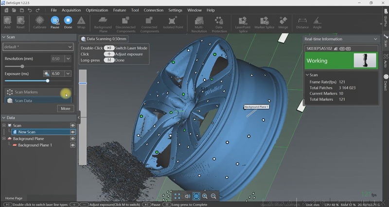 Интерфейс в режиме одной линии